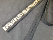 Oktoberfest! schwarze mit  Stickerei Trachten Krawatte Pre Wool 128cm 4,5 breit