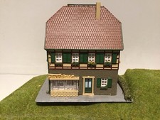 H0 Auhagen H0 12347 Haus Gebäude Wohnhaus Fachwerkhaus mit Laden TOP gebaut