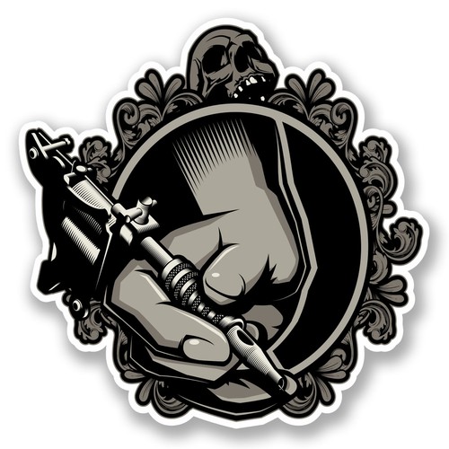 Tattoo künstler vinyl - tattoo,
