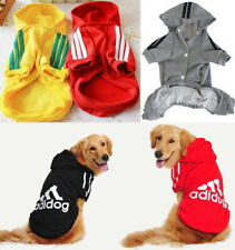 Adidog Hundebekleidung Pullover Hoodie Jacke Outfit für Haustier Hunde Welpen