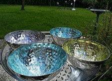 Große Groß 4 Stück Set 11cm Metall Schwimmkerzenhalter Schwimmschale Kerzen 