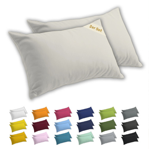 Kissenbezug 2er set jersey - set,