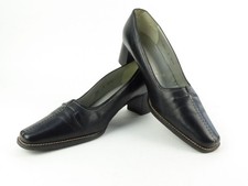 Alexandria Vintage Damen Schuhe Pumps Gr 38 Highheels Echtleder schwarz (W15658)