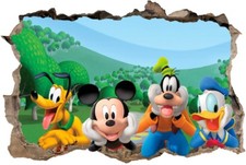 s48  micky maus 120 cm mickey mouse minnie donald pluto Wandaufkleber Wandtattoo