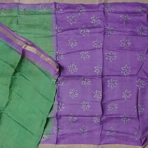 Vintage grün saree - vintage, 100%