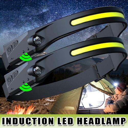 Cob led stirnlampe - 2x,