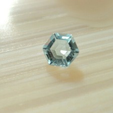 Echter Blau Topas behandelt