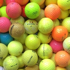 50 bunte Golfbälle Mix Lakeballs für Cross-Golf Bälle zum Verschlagen XGolf