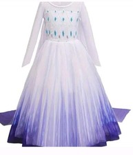 Prinzessinnen Kostüm Kleid Mädchen Diadem Zeptar Fasching Karneval Princess 