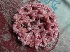 1x Dutt Rosa Netz Haarnetz Bun Ballett Frisurenhilfe Knotennetz Haarschmuck