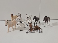 8 x Schleich Tiere Fohlen 