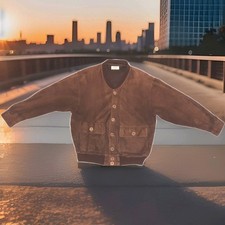 OTTO KERN WELCOM Lederblouson Herren Wildleder Größe 50 Gebraucht weiches Leder