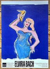 ELVIRA BACH VINTAGE POSTER
