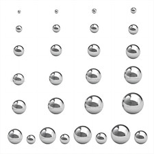 Solide Edelstahl Kugeln Ø 1mm 2mm 3mm 4mm 5mm 6mm - 100mm Präzisione Stahlkugeln