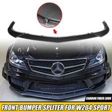 Für Benz C CLASS W204 C180 C200 C220 C250 C300 Frontlippe Spoilerlippe Carbon