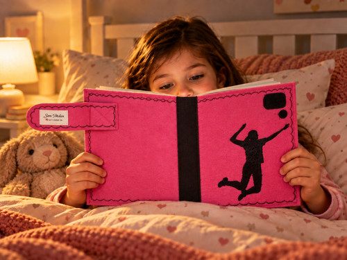 Handgemachte filz buchhülle - filz-buchhülle, /