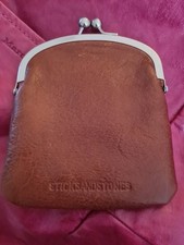 Geldbeutel DESIGNER * STICKSANDSTONES ** Braun Leder 