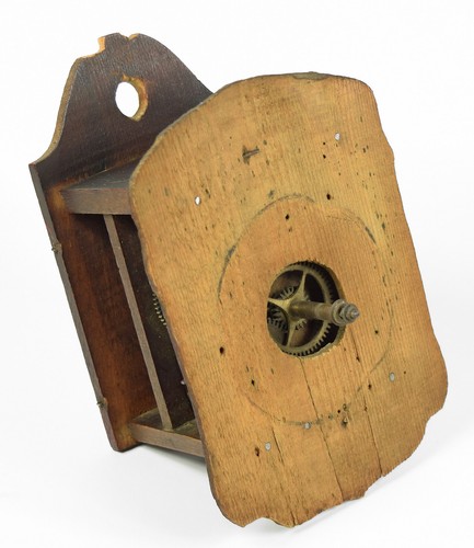 Altes uhrwerk holzplatinenwerk - altes,