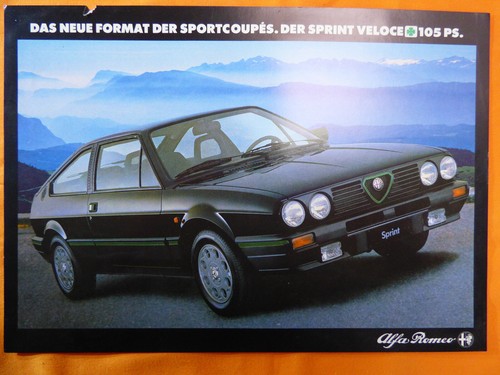 Alfa romeo sprint veloce - alfa,