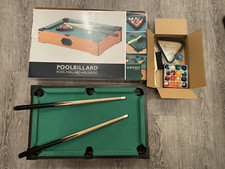 Depot Poolbillard - kleiner Billardtisch - 51 x 31 x 10 cm, sehr wenig bespielt