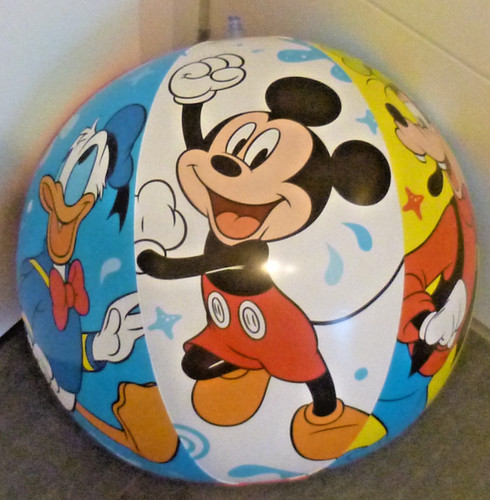 Großer bunter wasserball - bunter,