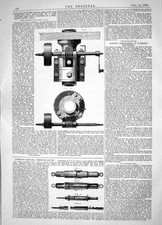 Antiker Druck 1866 Johnson