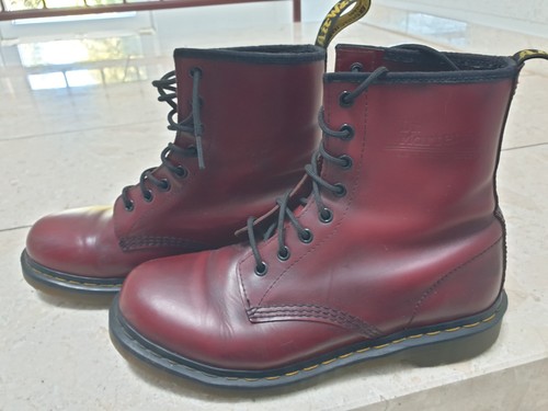 Martens stiefel bordeaux - dr.,