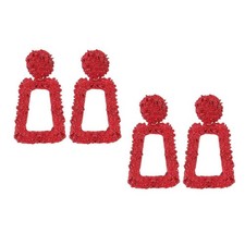  2 Paar Tropfen-Ohrringe