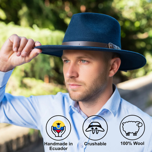 Premium fedora filzhut - premium,