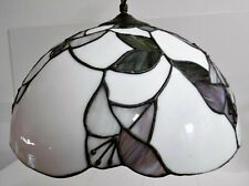 Hängelampe Tiffany Stil Deckenlampe Lampe Deckenleuchte  Leuchte weiß Lila Grün