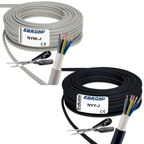 Nyy erdkabel oder nym - nyy-j,