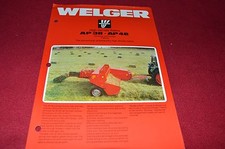 Welger AP38 AP48 Baler