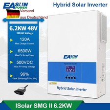 6.2KW Hybrid Solar Off Grid Wechselrichter Inverter 6200W MPPT WLAN Output DE