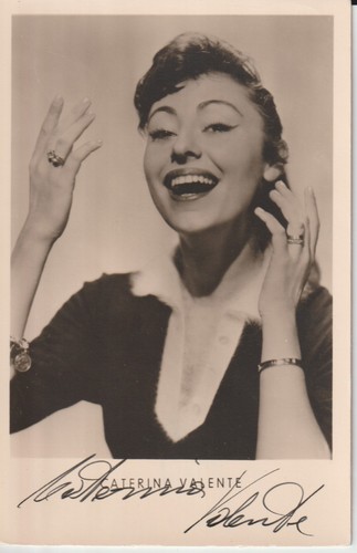 Caterina valente orig sign - caterina,