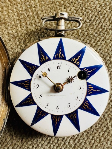 Antike spindel taschenuhr - antike,