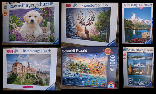 Puzzle konvolut ravensburger - puzzle,
