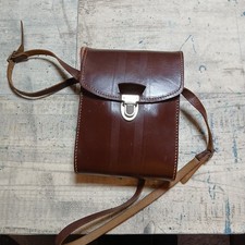 Altes Fernglas Dr Wöhler Saar Octamar 8x30 Grossfeld Retro Vintage Leder-Tasche