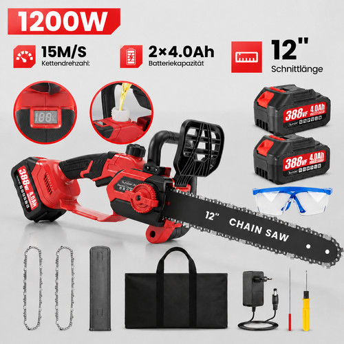 Zoll akku kettensäge 1200w - kettensäge,