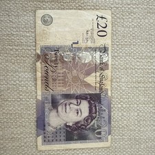 20 Pounds Bank of England Banknote Original 2006