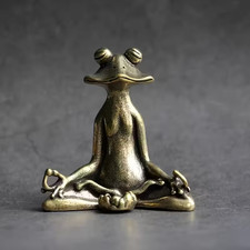 Eleganter metall frosch - eleganter, metall-frosch