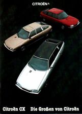 CITROEN CX Reflex - CX Pallas - CX GTi - CX Prestige Prospekt 9.1981