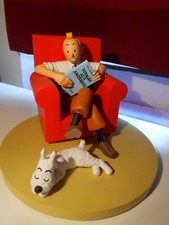 Tim und Struppi roter Sessel Icones Moulinsart Statue Sehr guter Zustand