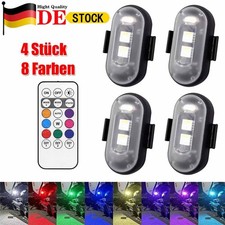 4 Stück RGB Auto LED Licht