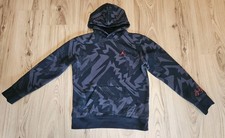 Jordan Kinder Hoodie Kapuzenpullover Schwarz Grau 12-13 Jahre 146-164
