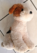 HUND PLÜSCHTIER KUSCHELTIER STOFFTIER BRAUN ZUM SAMMELN UND KUSCHELN