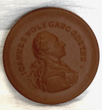 DDR Porzellan Medaille Meissen