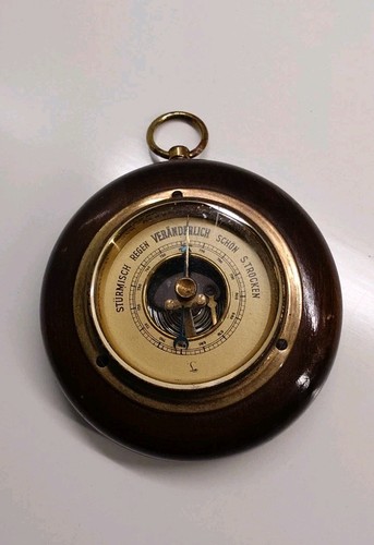 Vintage lufft barometer - vintage, otto