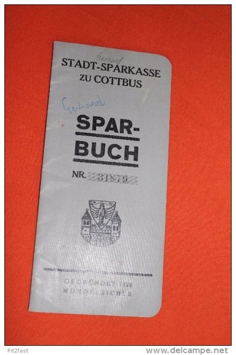 Altes sparbuch cottbus - altes, ,