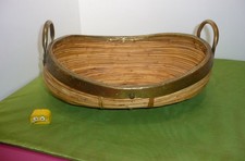 alter  ovaler  Korb Schale