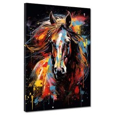 Pop Art Pferd frontal color